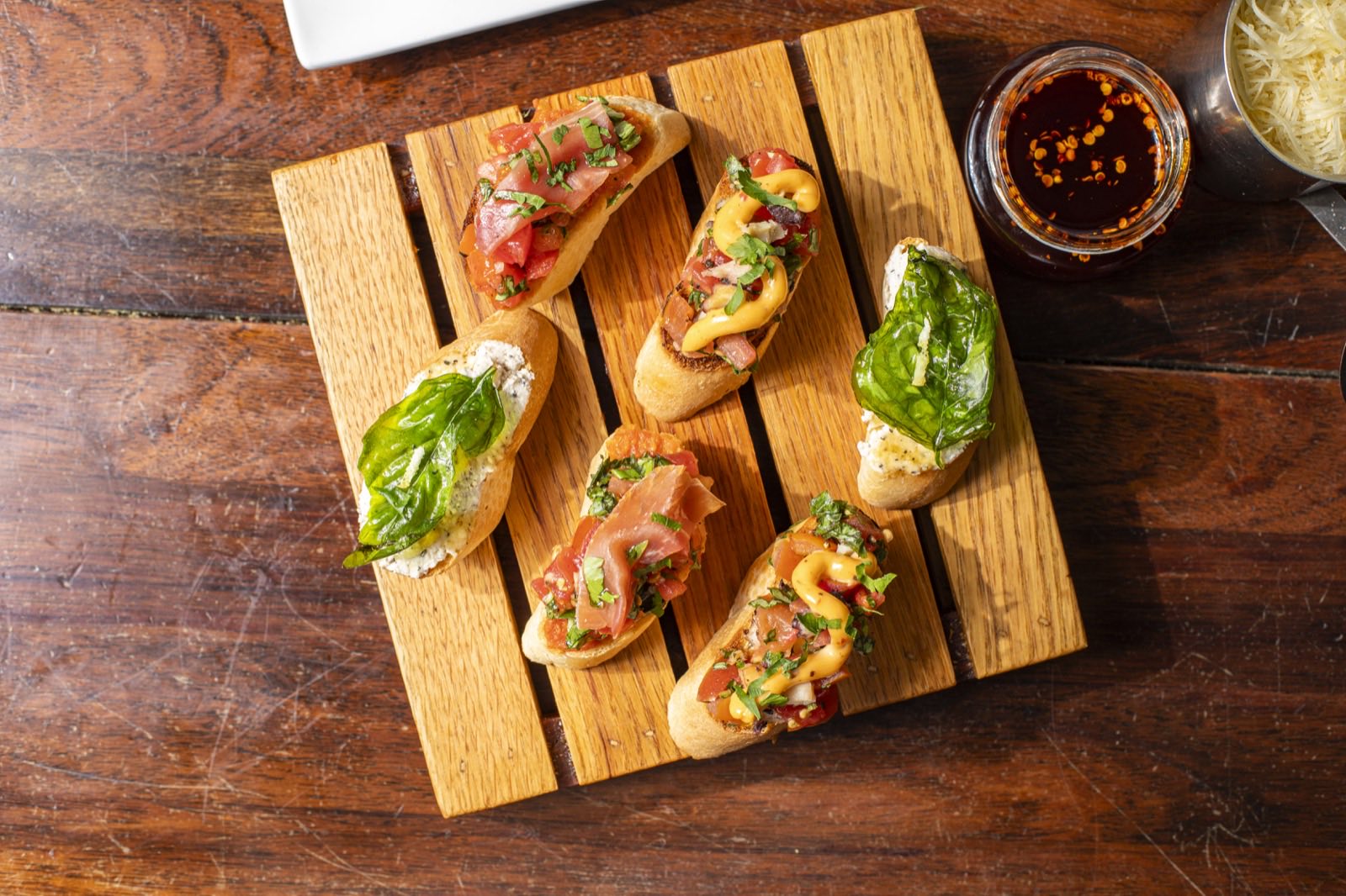 Polenta e bruschette